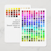 Invitation Couleur, exemple Invitation4 (Devant / Derrière)