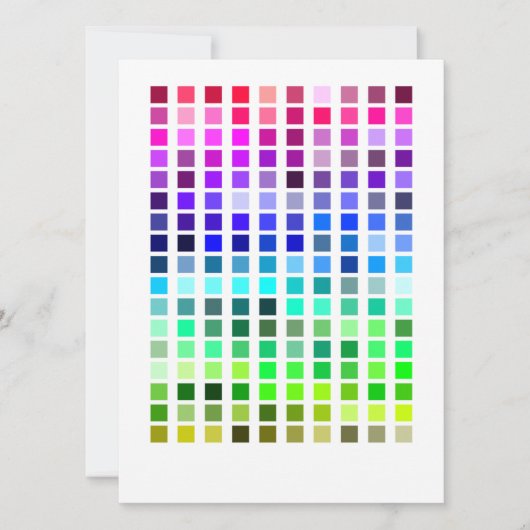 Invitation Couleur, exemple Invitation6 (Devant)