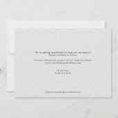 Invitation Couleur Modifiable Bonne Fin Mariage Enregistrer L (Dos)