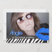 Invitation Couleur personnalisée (Dos)