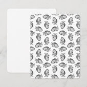 Invitation COULEUR PERSONNALISÉE DE L'ARRIÈRE - PLAN D'UN dia (Devant / Derrière)