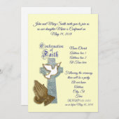 Invitation Couleur personnalisée d'invitation de confirmation (Devant / Derrière)