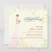 Invitation Couleur PixDezines Bride 2 B/DO-IT-YOURSELF (Dos)