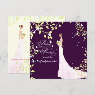 Invitation Couleur PixDezines Bride 2 B/DO-IT-YOURSELF