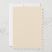 Invitation Couleur unie Champagne beige uni (Dos)