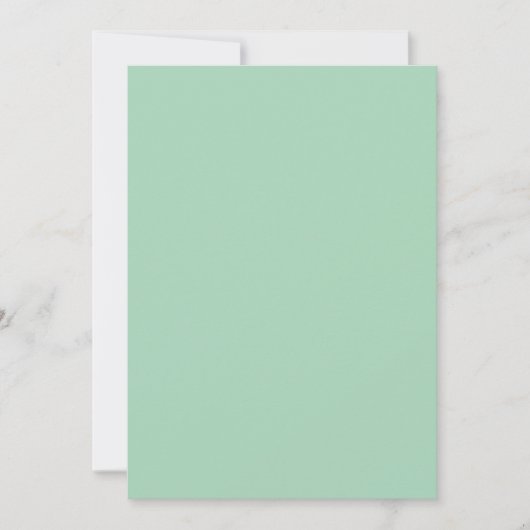 Invitation Couleur Verte (Devant)