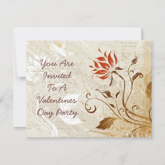 Invitation Couleurs automnales (Devant)