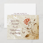 Invitation Couleurs automnales (Devant / Derrière)