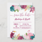 Invitation Couleurs Chic et Flamenco de la Jungle (Devant)