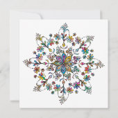 Invitation Couleurs Chic Mandala Bridal Showbwbwbwbwick Invit (Dos)