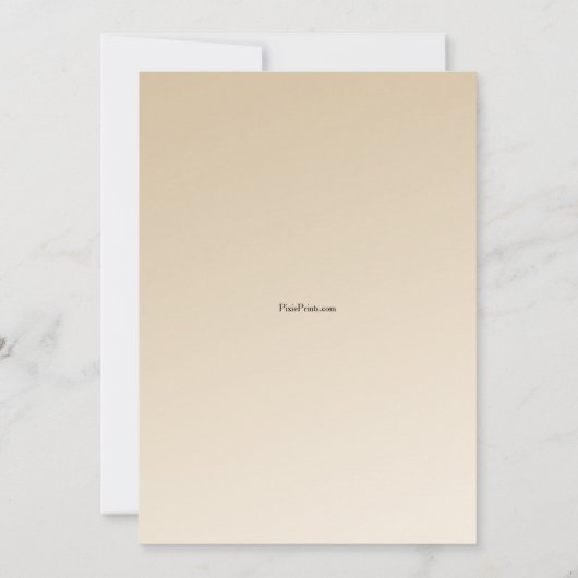 Invitation Couleurs d'automne (Dos)