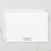 Invitation Couleurs de l'école Rouge et blanc Parti de gradua (Dos)