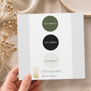 Invitation Couleurs de mariage vertes en septembre