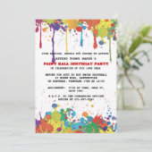 Invitation Couleurs de Peinture (Debout devant)