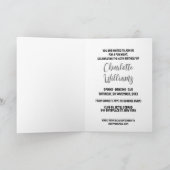 Invitation Couleurs du 50e anniversaire amusant Hippie bohème (Intérieur)