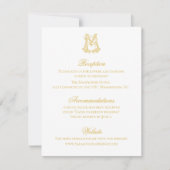 Invitation COULEURS ÉDITABLES MB Monogramme BM Monogramme Inv (Devant)
