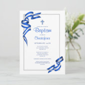 Invitation Couleurs grecques (Debout devant)