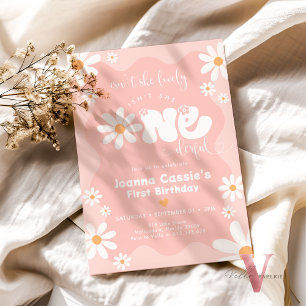 Invitation Couleurs modifiables UN Daisy Daisy Été Anniversai