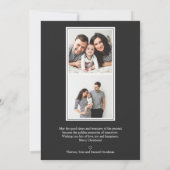 Invitation Couleurs simples | Élégante SAGE Vertical Multi Ph (Dos)