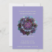 Invitation Council of Leaves | Mandala Art P&B (Dos)