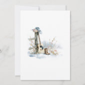 Invitation Country and Western Winter 50th Birthday Party (Dos)