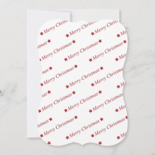 Invitation Country Christmas Bulletin Board Photo Fight Cut (Dos)