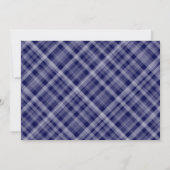 Invitation Country Christmas Tree Blue Played Christmas Party (Dos)