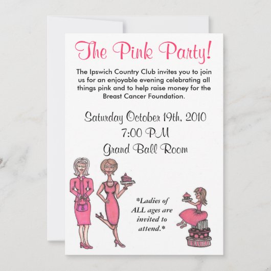 Invitation Country Club (Devant)