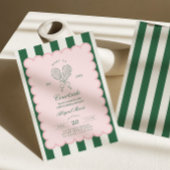 Invitation Country Club Court Side Racquet Tennis Birthday