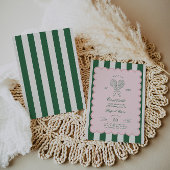 Invitation Country Club Court Side Racquet Tennis Birthday