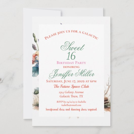 Invitation Country Cowgirl Boots Flower Hat Texas (Devant)