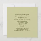 Invitation country daisy mason jar 50e anniversaire de mariag (Dos)