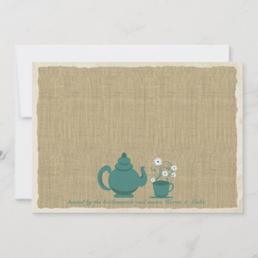 Invitation Country Garden Tea Party (Dos)