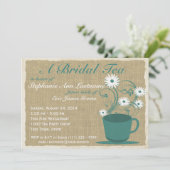 Invitation Country Garden Tea Party (Debout devant)