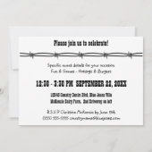 Invitation Country Kid Birthday Party Denim Jean Style (Dos)
