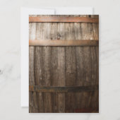 Invitation Country Rustic Engagement | Tournesols (Dos)