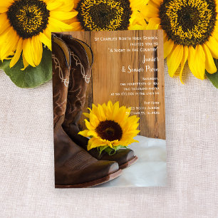 Invitation Country Sunflower Junior / Senior Prom