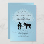 Invitation Country Western Fairytale (Devant / Derrière)