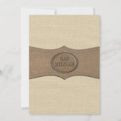 Invitation Country Western Rustic Bar Mitzvah (Dos)
