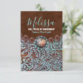 Invitation country western serez-vous ma servante (Debout devant)