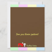 Invitation Coup de basse-cour (Dos)