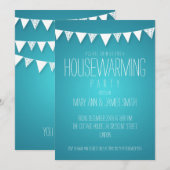 Invitation Coup de coeur de la fête du Ménage Turquoise (Devant / Derrière)