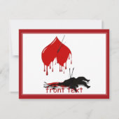 Invitation Coup de feu doux (anti-Valentin) (Devant)