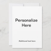 Invitation Coup de projecteur Superhero Skyblade (Dos)