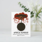 Invitation Coup de soleil sur l'Afrique (Debout devant)