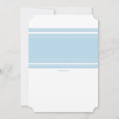 Invitation Coupe communion bleu (Dos)