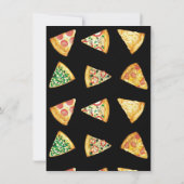 Invitation Coupe d'amour Pizza Party Douche (Dos)