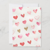 Invitation Coupe d'amour Saint Valentin's Cake Anniversaire (Dos)