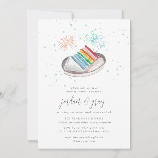 Invitation Coupe d'amour | WEDDING SHOWER (Devant)