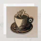 Invitation Coupe de café (Devant / Derrière)